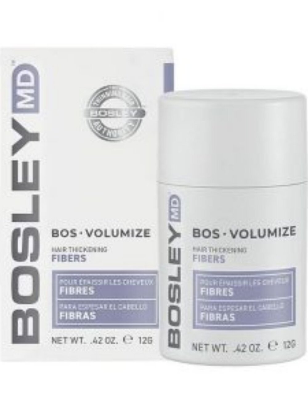 BosleyMD BosVolumize Hair Thickening Fibers 0.42/ Black